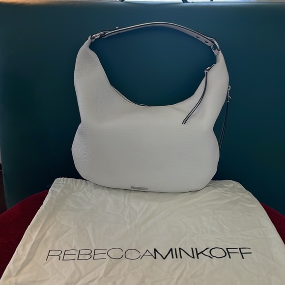 Rebecca Minkoff Hobo Shoulder White Bag NWOT - Picture 2 of 9